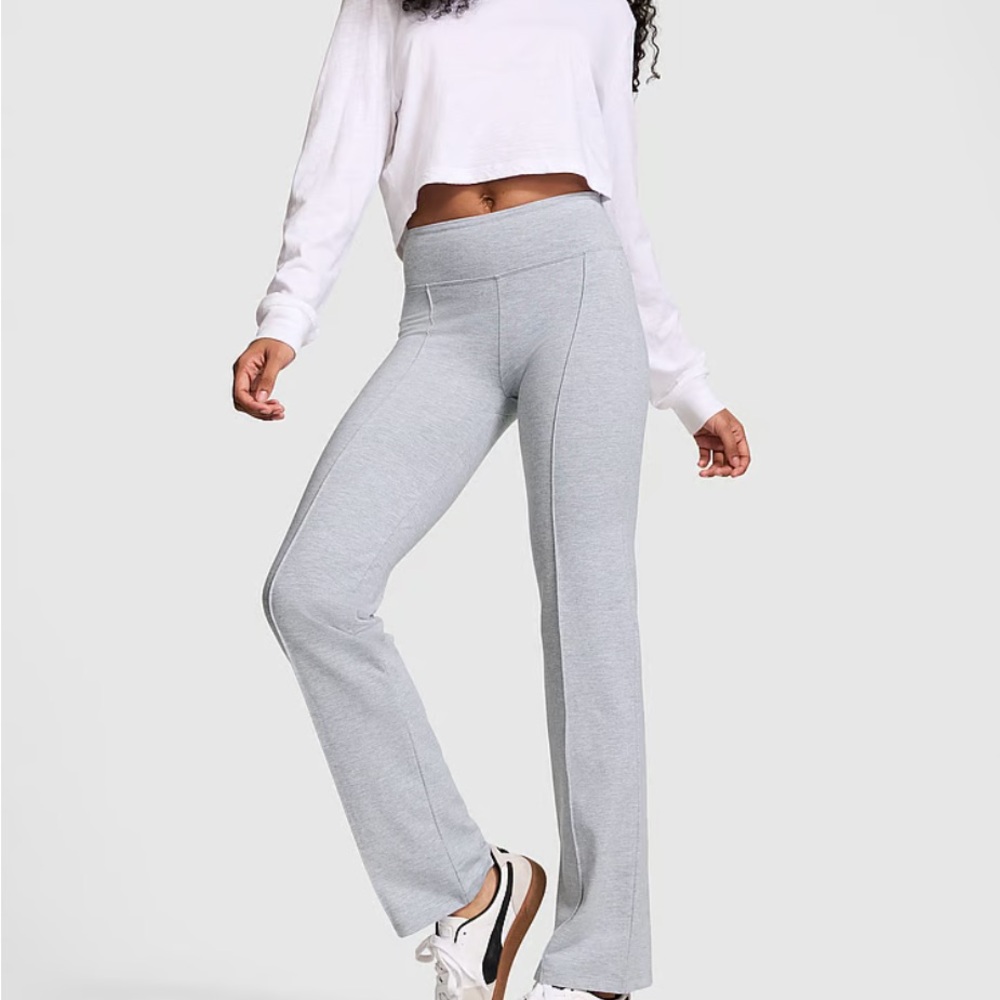 PINK All-Day Cotton Strait-Leg Leggings/Pants